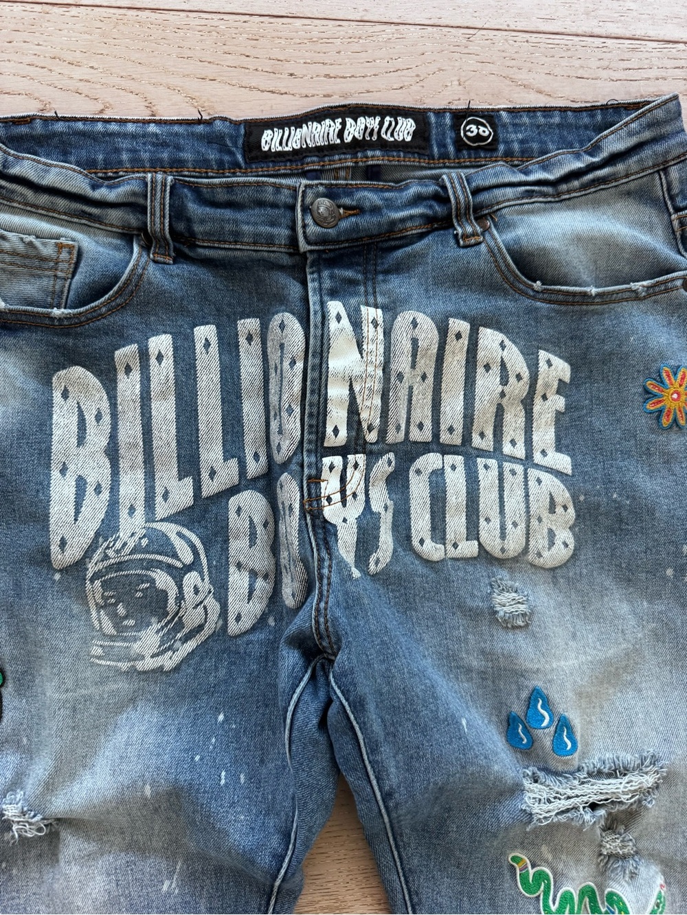 Billionaire Boys Club | Men's BB Trek Patch Jeans in Martian 38 (36x32) - Picture 8 of 15